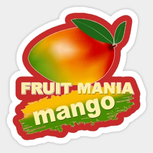 FRUIT-MANIA,-MANGO Sticker